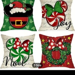 Disney Christmas pillow covers